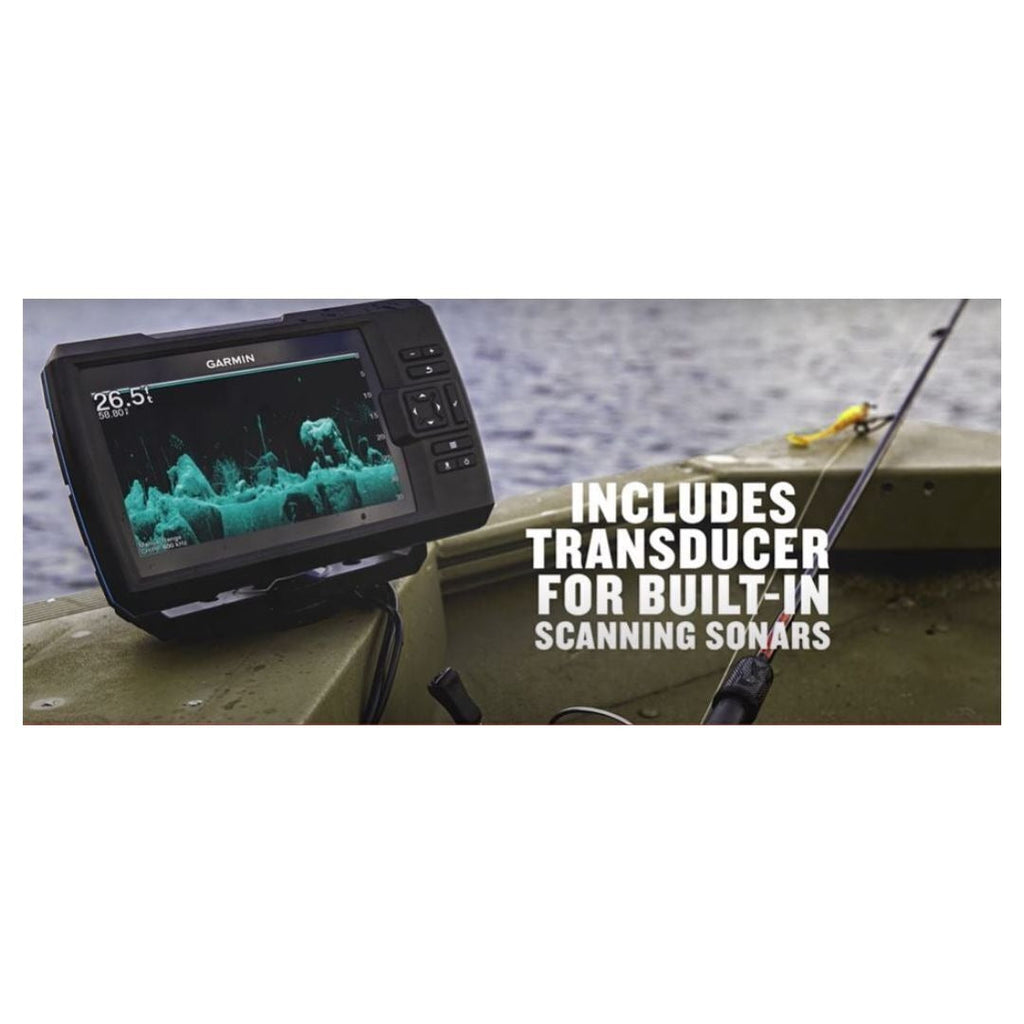 Garmin STRIKER Vivid 9sv 9-Inch Split-Screen Zoom Fishfinder with Accessories Bundle
