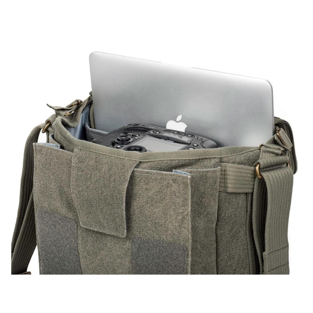 Think Tank Photo Retrospective 20 V2.0 Shoulder Bag with Laptop Sleeve and Bottle Pouch (Pinestone)