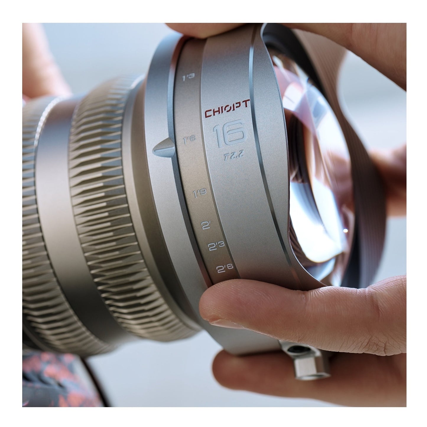 CHIOPT AURA 16mm T2.2 Cinema Lens (Leica L-Mount) Full-Frame with Cine Prime and Manual Focus