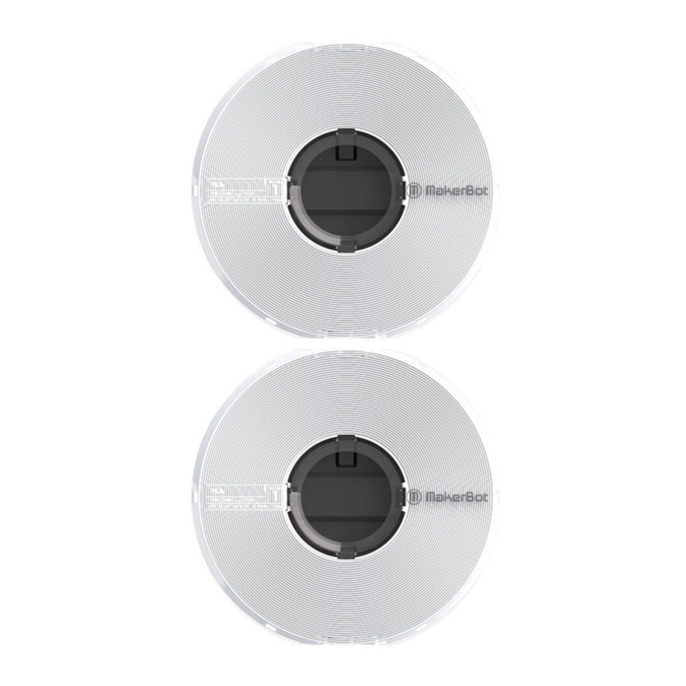 MakerBot PLA Filament Spool for Method 3D Printer (True White, 1.65lb, 2-Pack)