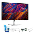 Dell UltraSharp 31.5-Inch 4K Monitor with USB-C Hub, 6-Feet HDMI Cables, and USB-C Cable Bundle
