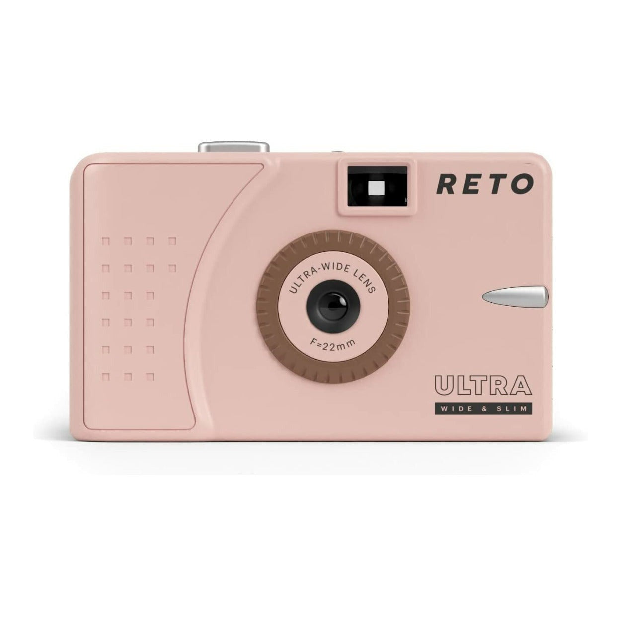 Reto 35mm Ultra Wide and Slim Film Camera with 22mm Lens (Pastel Pink)