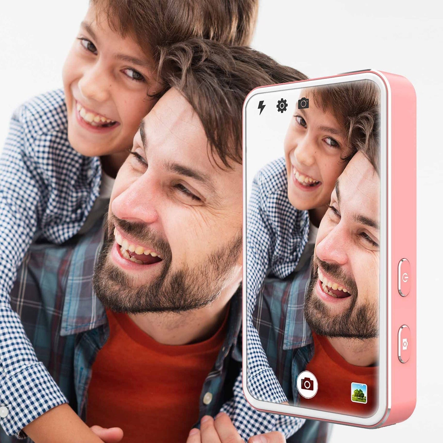 Samvix iCamera 2.0 Smart Digital Camera with Video, No Wi-Fi, No Bluetooth (Pink)
