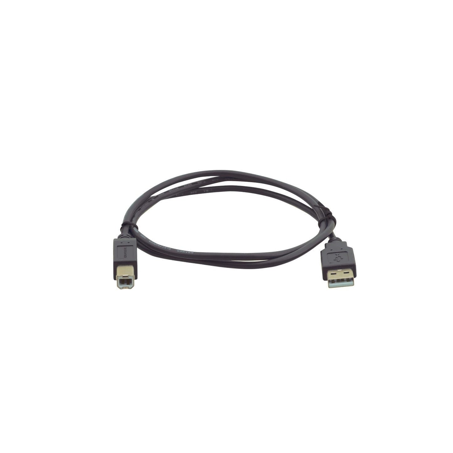 Kramer 10 ft USB 2.0 A (M) to B (M) Cable with 480Mbps Transfer for Computers and Digital Devices