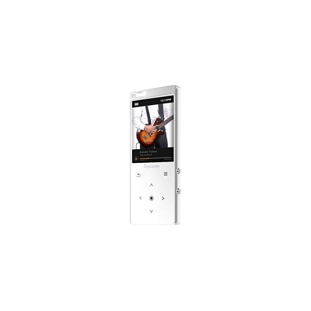 SAMVIX Dynamite Kosher MP3 Player 8GB w/ Bluetooth, Touch, Voice Recorder -White