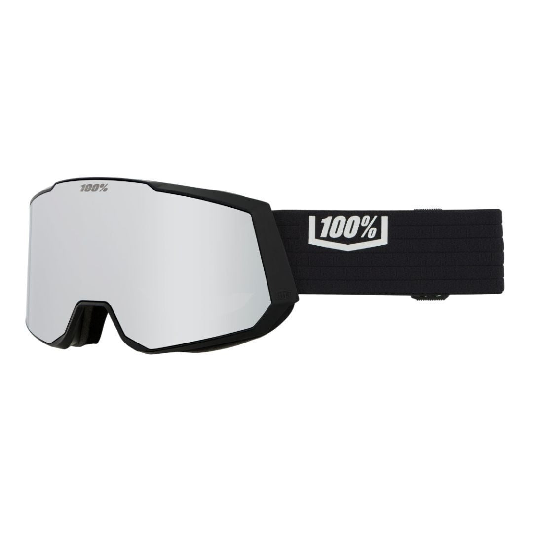 100 Percent Snowcraft XL Snow Goggles (Black)