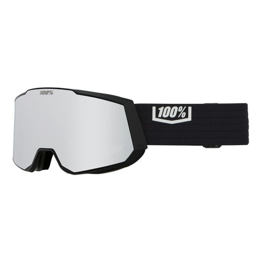 100 Percent Snowcraft XL Snow Goggles (Black)