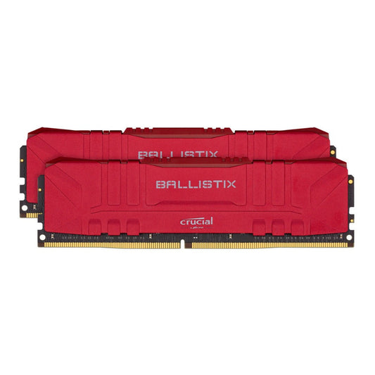 Crucial Ballistix CL15 UDIMM 32GB DDR4-3000 Gaming Memory Kit (2 x 16GB, Red)