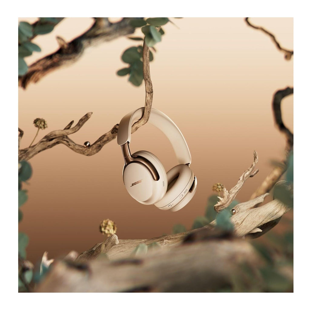 Bose QuietComfort Ultra Wireless Noise-Canceling Headphones (Driftwood Sand, 2nd Gen)
