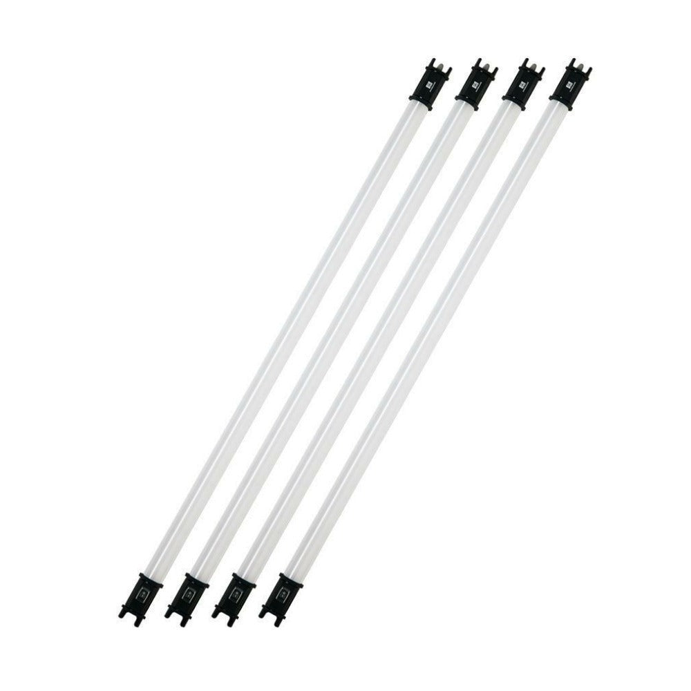 NanLite PavoTube 30C 4-Feet RGBWW LED Tube with Internal Battery 4 Light Kit