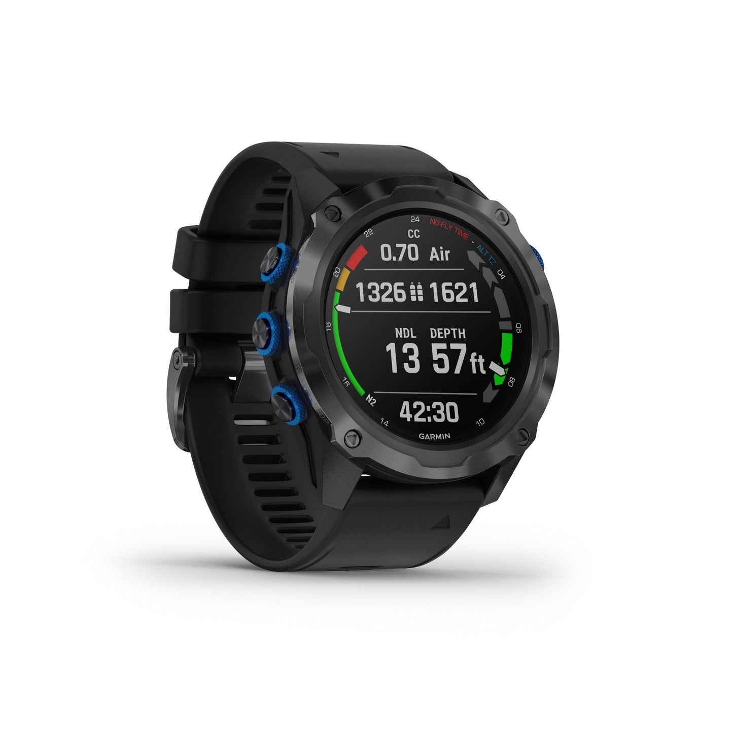 Garmin Descent Mk2i Watch-Style Dive Computer (Titanium with Black Band)