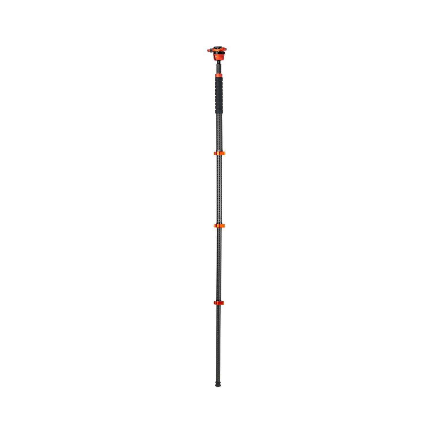 Fotopro X-Airfly Max Tripod with Detachable Monopod and Phone Holder (Orange)