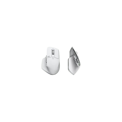 Logitech MX Master 3S Ergonomic Performance Wireless Mouse with Ultra-Fast Scrolling (Pale Gray)