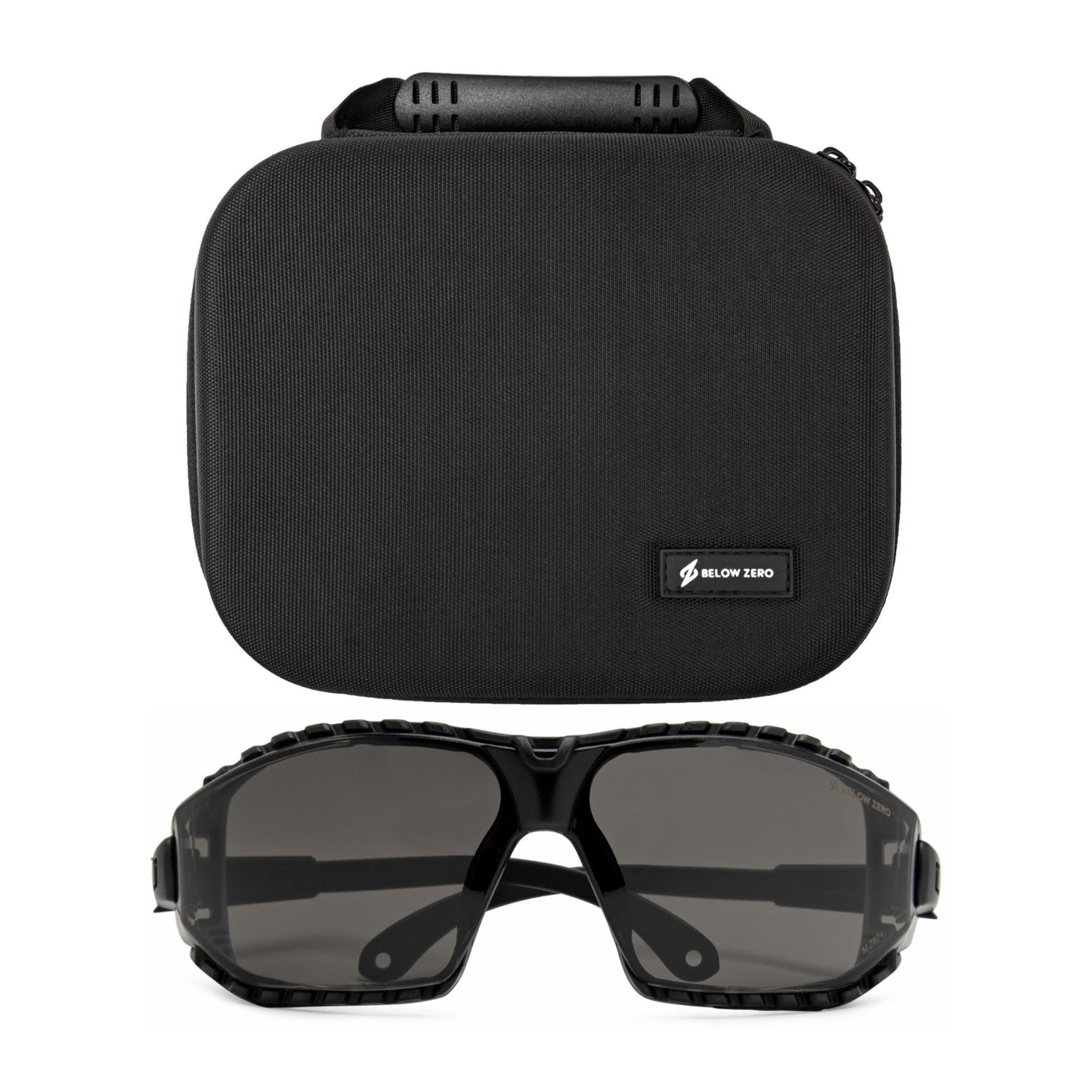 Below Zero Hearing Protection and Safety Glasses Case and Ba Glasses