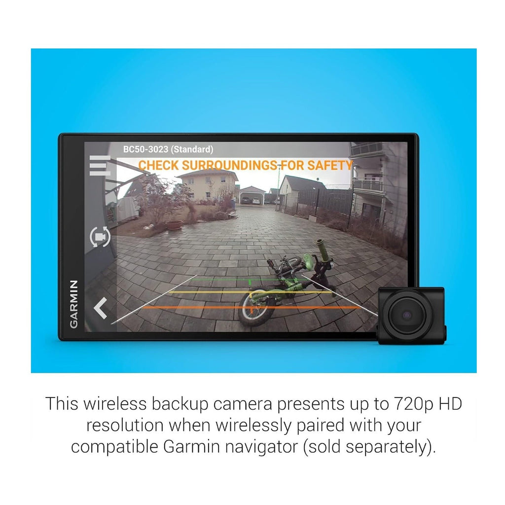 Garmin BC 50 Wireless Backup Camera with License Plate Mount (No Night Vision)