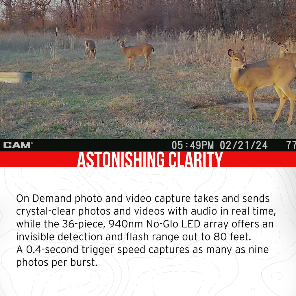 Stealth Cam 40MP Deceptor Max Cellular Trail Camera 2-Pack with Fieldmax Lithium 2-Pack Bundle