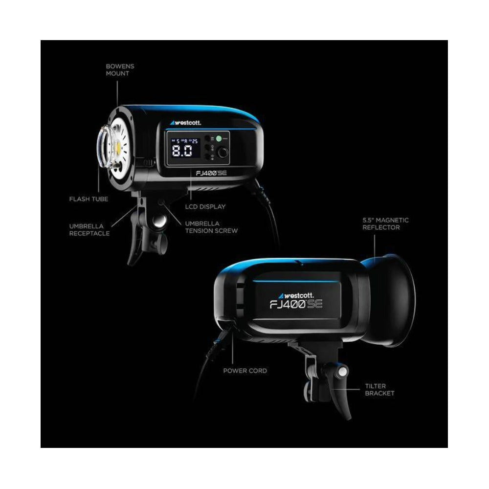 Westcott FJ400-SE Studio Strobe 400Ws and ClickBox Octa 42 Softbox Bundle