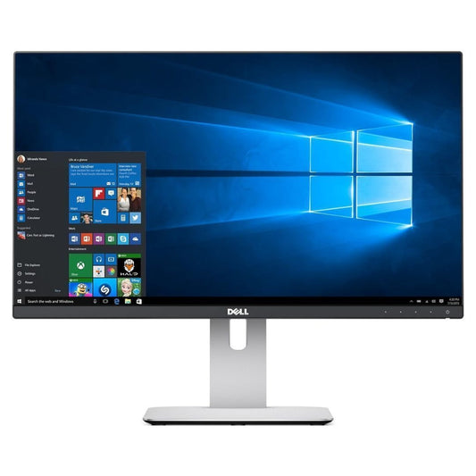 Dell UltraSharp U2414H Monitor, 23.8" FHD IPS, HDMI/DP, USB 3.0 Hub (Certified Refurbished)