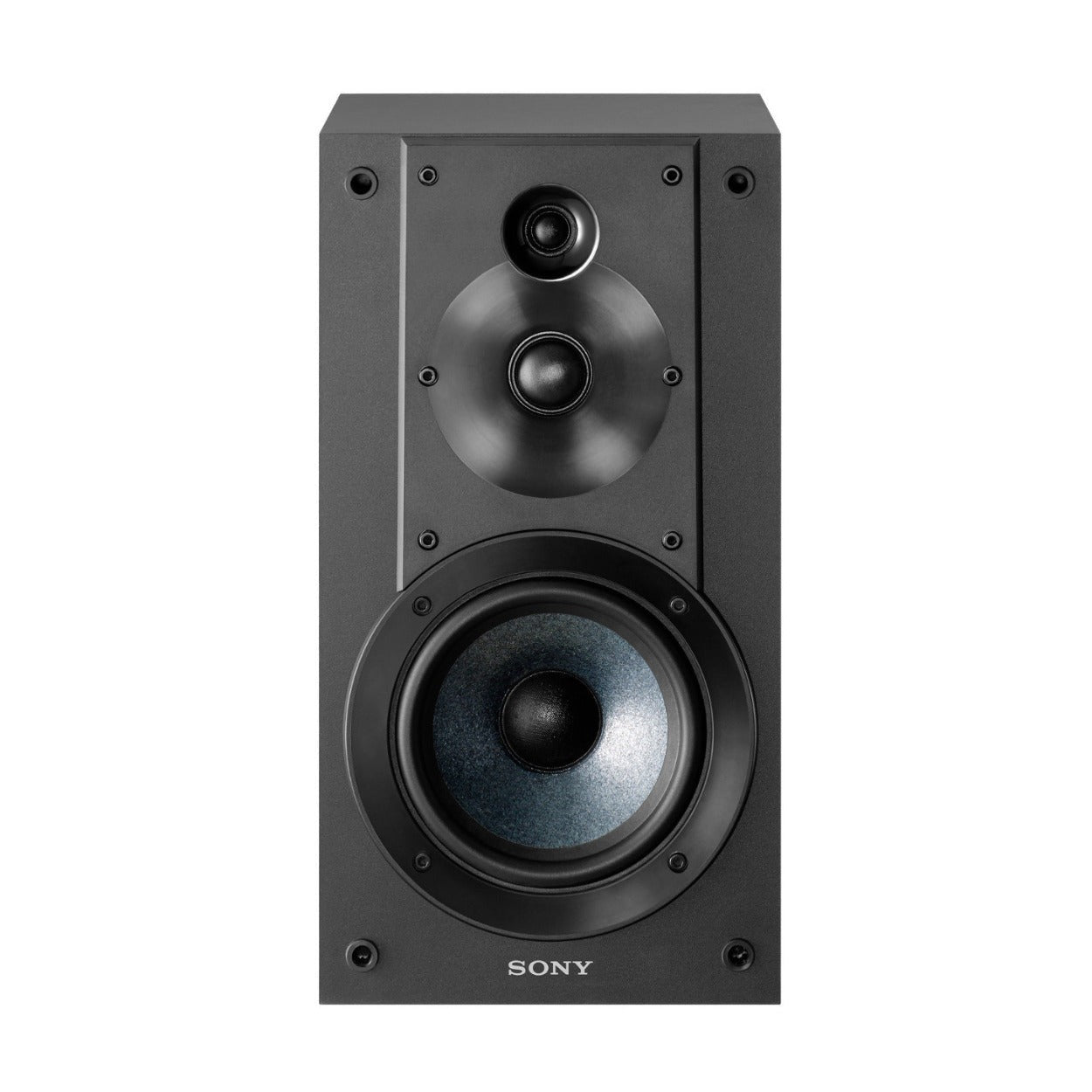 Sony SSCS5 3-Way 3-Driver Bookshelf Speaker System (Black, Pair)