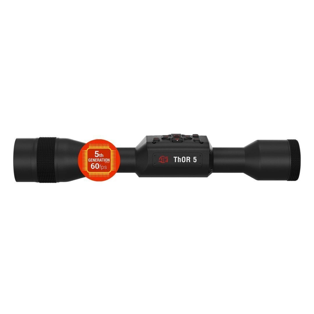 ATN ThOR 5 320 3-12x Weather-Resistant Thermal Riflescope (Black) Bundle
