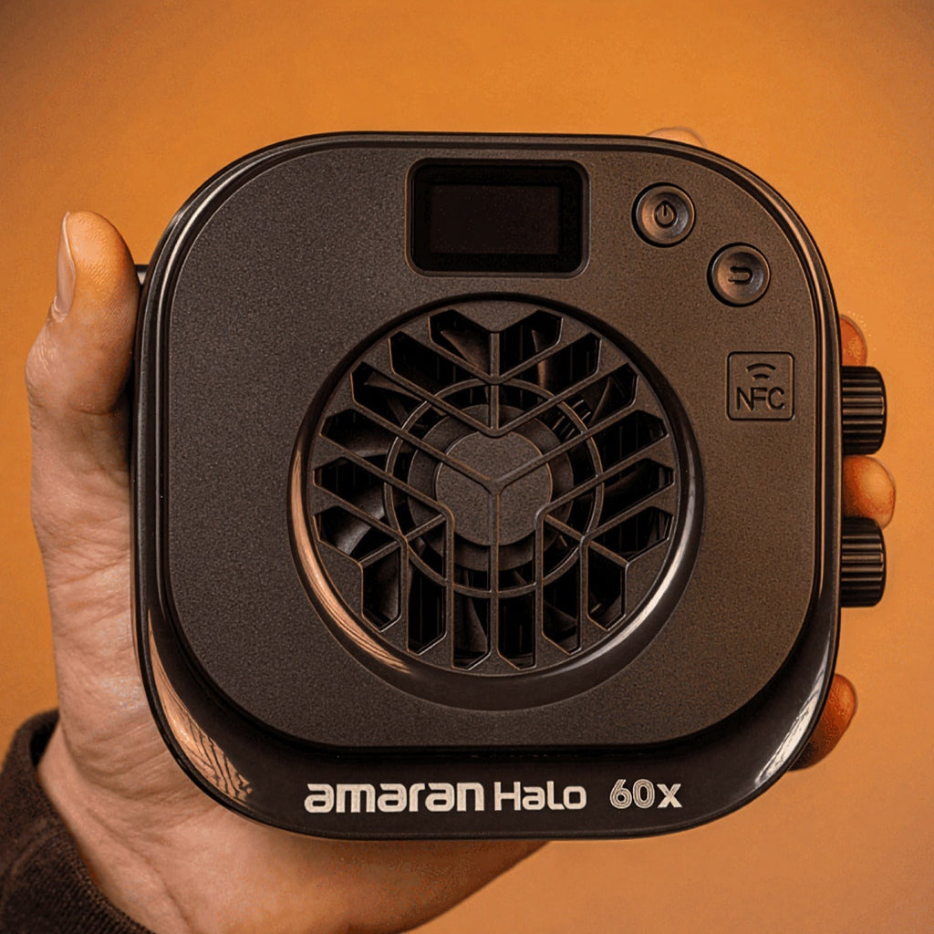 Amaran Halo 60x 63W Bi-color Bowens Mount COB Light with 85-degrees Beam Angle