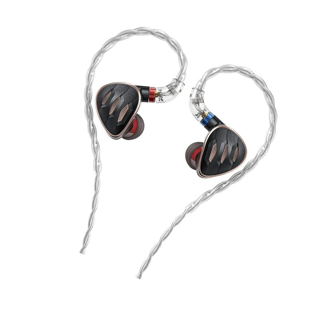 FiiO FIIOFH5SBLK Hybrid Balanced Armature In-Ear Monitor Earphones 4 Drivers