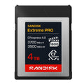 SANDISK 4TB Extreme PRO CFexpress 4.0 Type B, Up to 3700 MB/s Read Speeds