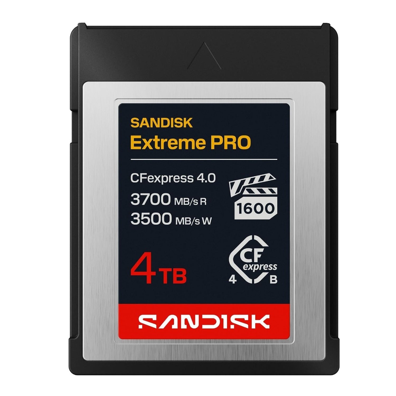 SANDISK 4TB Extreme PRO CFexpress 4.0 Type B, Up to 3700 MB/s Read Speeds
