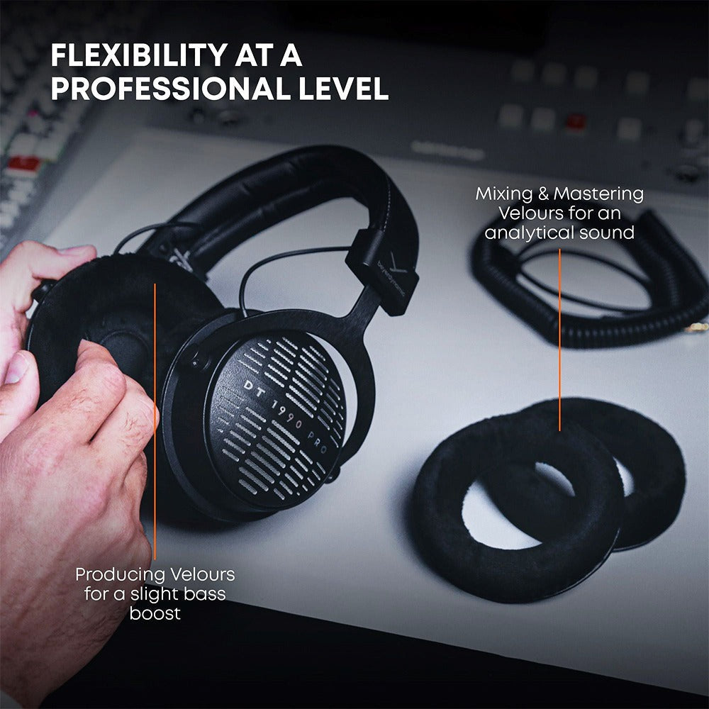 Beyerdynamic DT 1990 Pro MKII Open-back Studio Headphones for Mixing (Black)