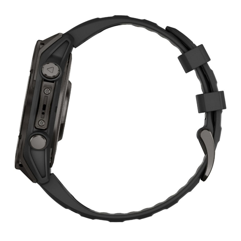 Garmin Fenix 8 Sapphire GPS 47mm Smartwatch (Black and Pebble Gray) Bundle