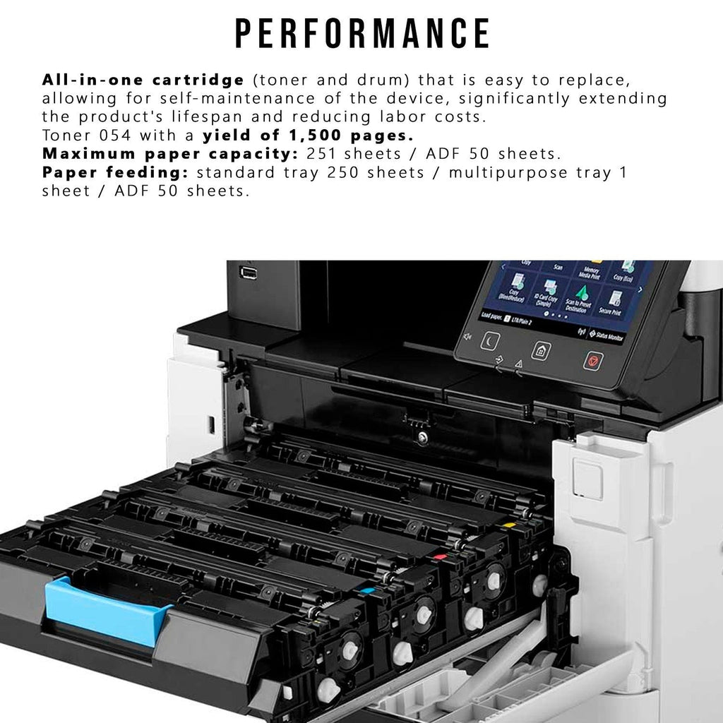 Canon imageCLASS MF642Cdw Color Laser Printer with Toner Bundle (Certified Refurbished)