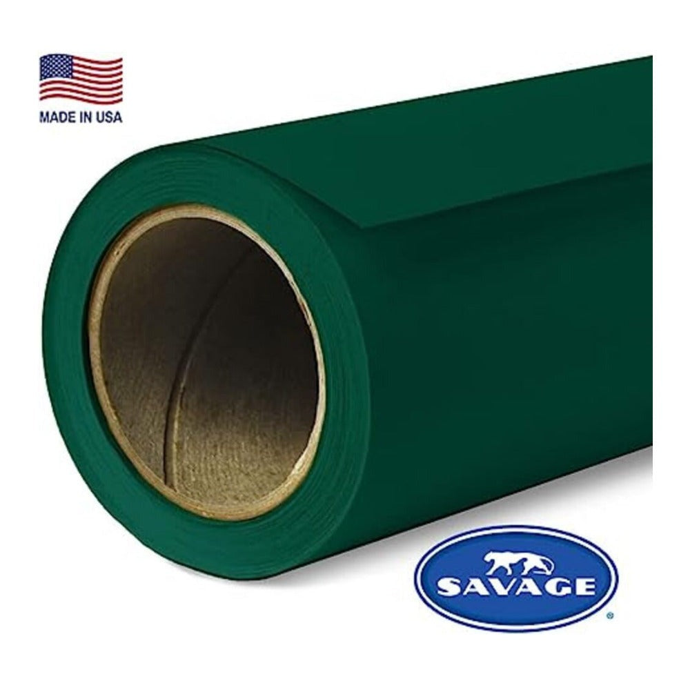 Savage Widetone Seamless 107 Inch x 150 Feet Background Paper (Evergreen)