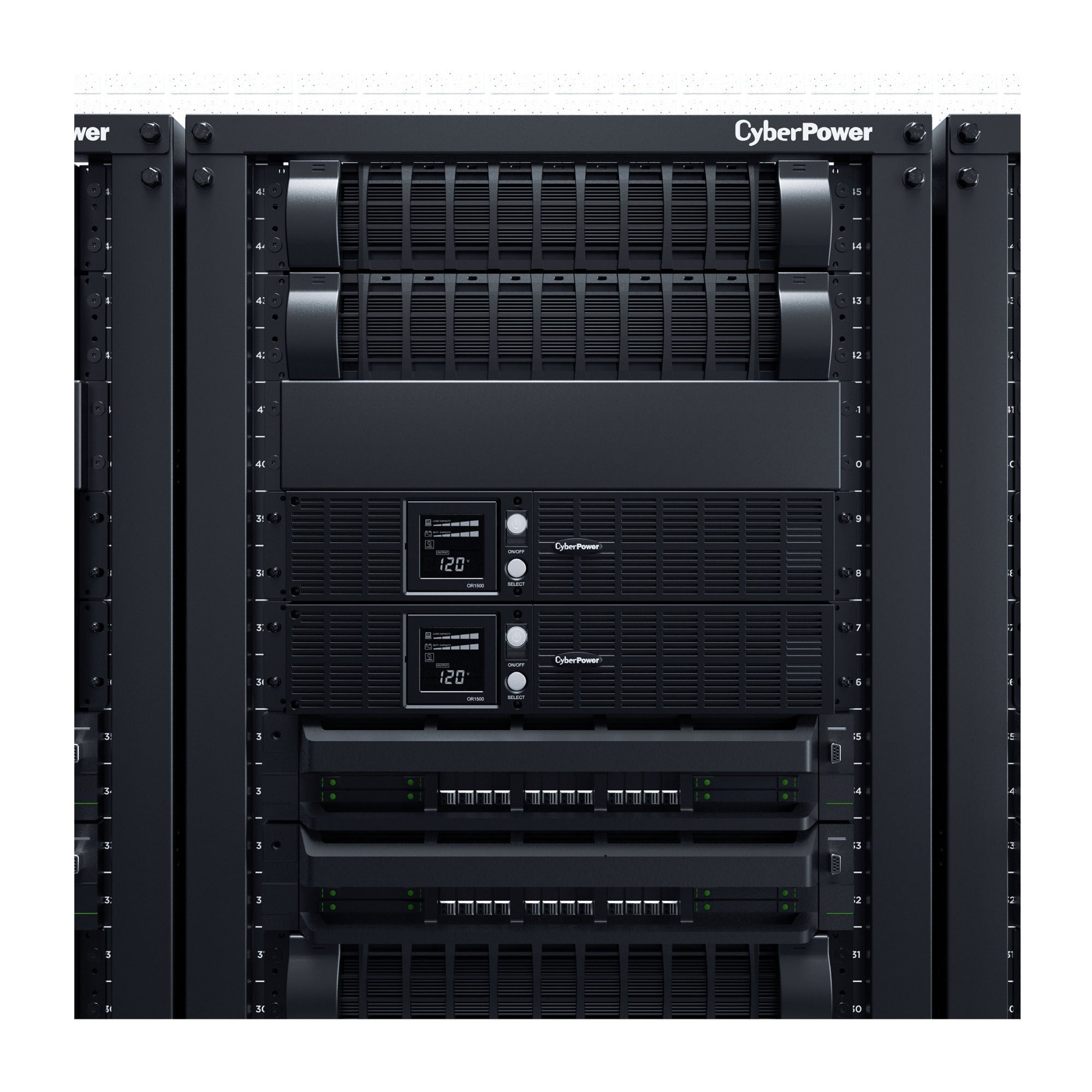 CyberPower OR1500LCDRT2U 900W 2U Rack/Tower UPS with Surge Protection and Auto Voltage Regulation