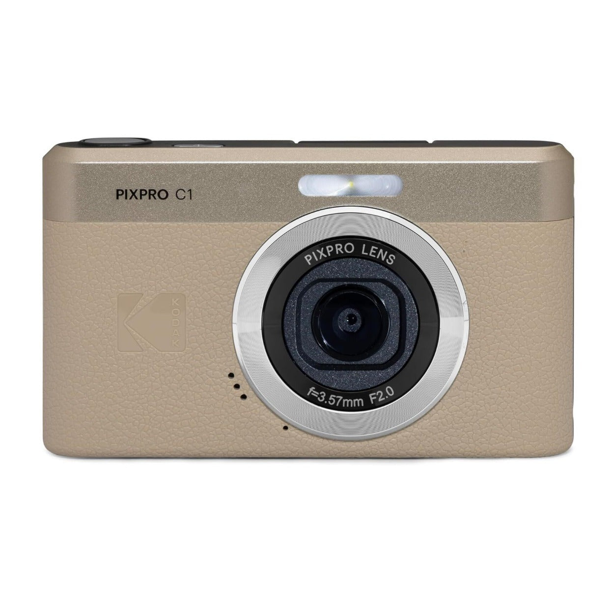 KODAK PIXPRO C1 Friendly Zoom 13MP 1080p Digital Camera - 26mm F/2.0 (Tan)