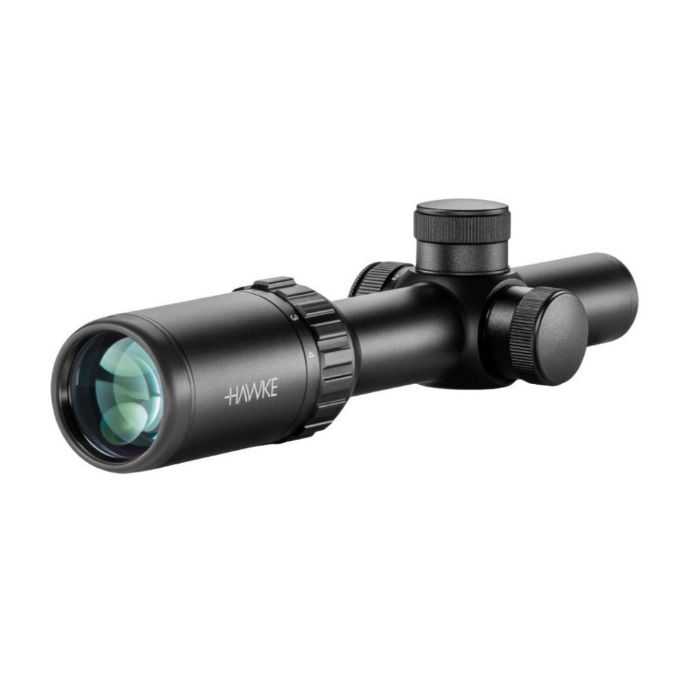 Hawke Vantage IR 1-4x20mm Turkey Dot IR Riflescope Bundle with Mount Rings (M)