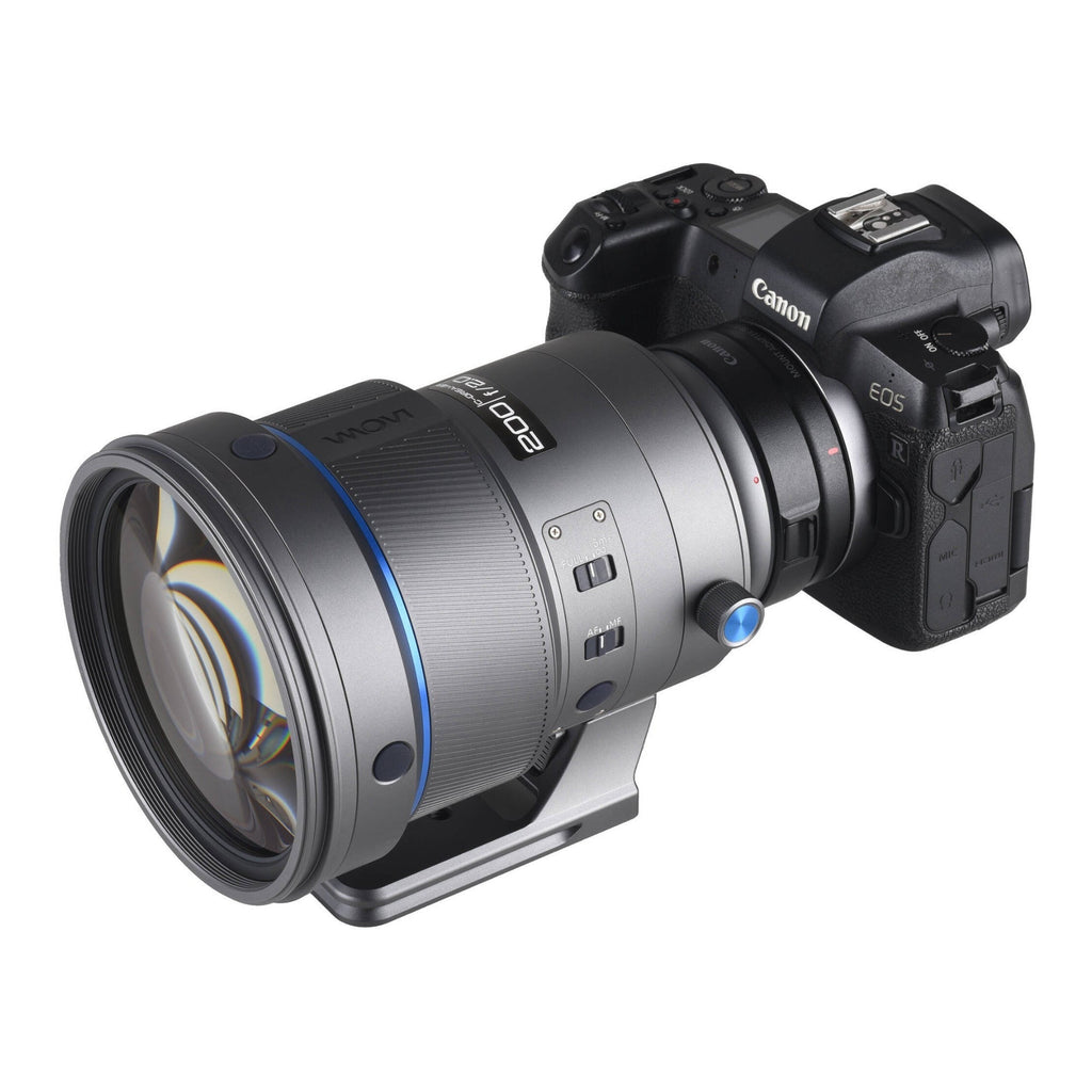 Laowa 200mm f/2 AF FF Telephoto Prime Lens (Canon EF, Gray)
