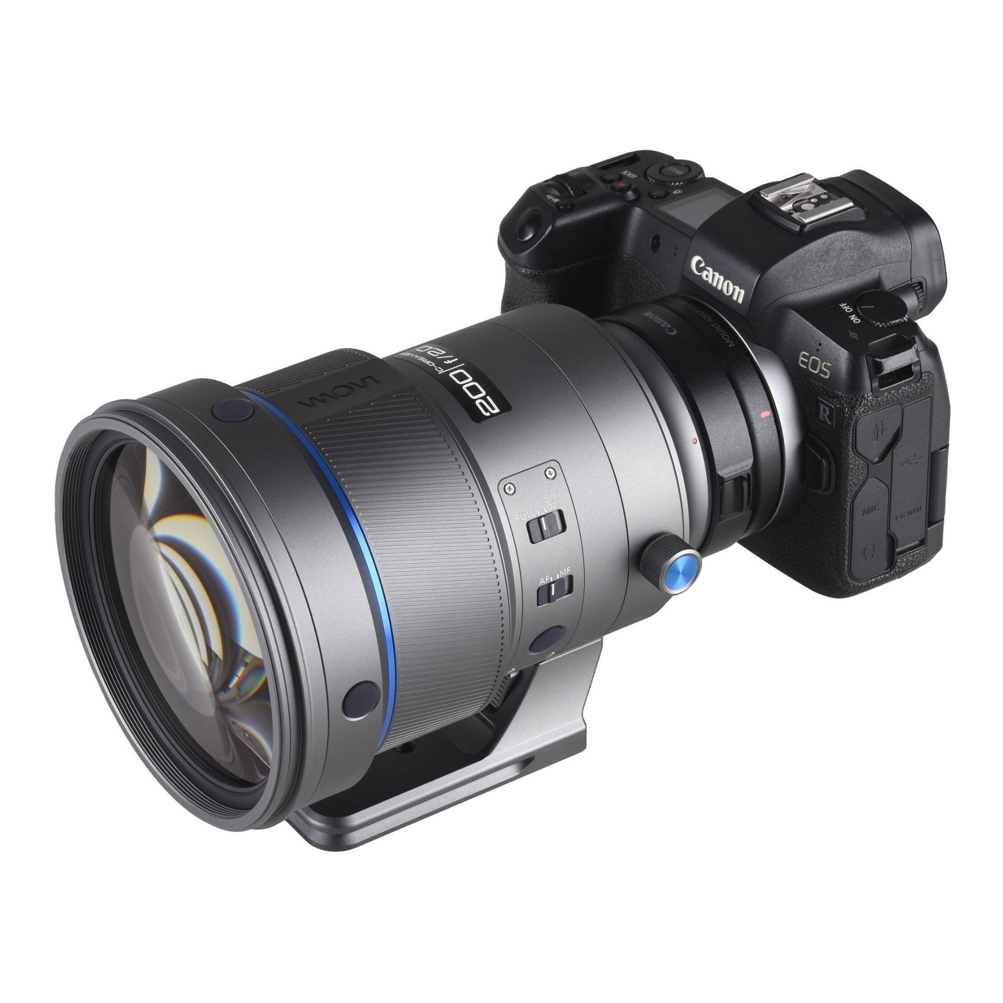 Laowa 200mm f/2 AF FF Telephoto Prime Lens (Canon EF, Gray)