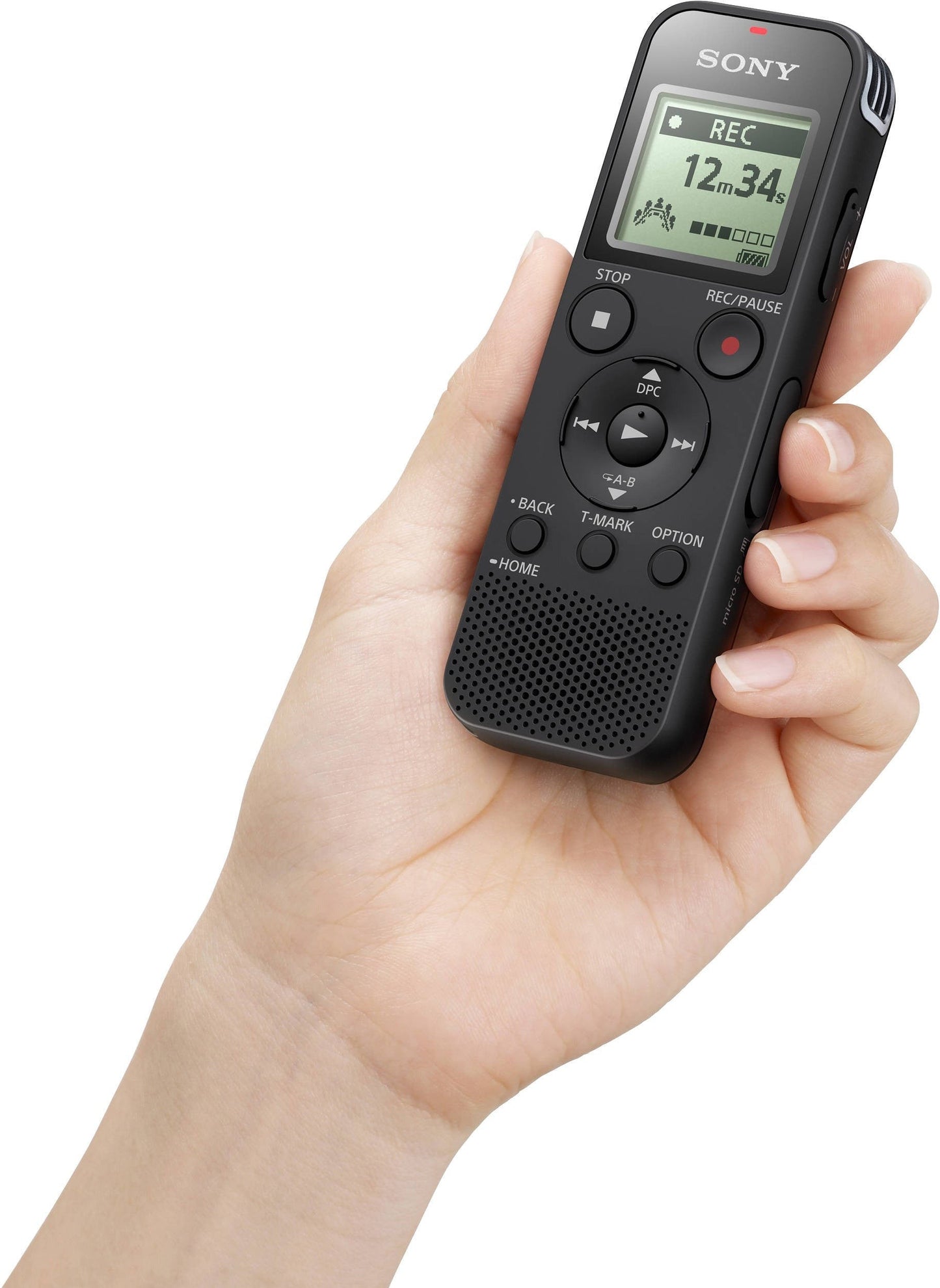 Sony ICDBX140 4GB MP3 Digital Voice Recorder w/ Hardshell Case and 32GB SD Card