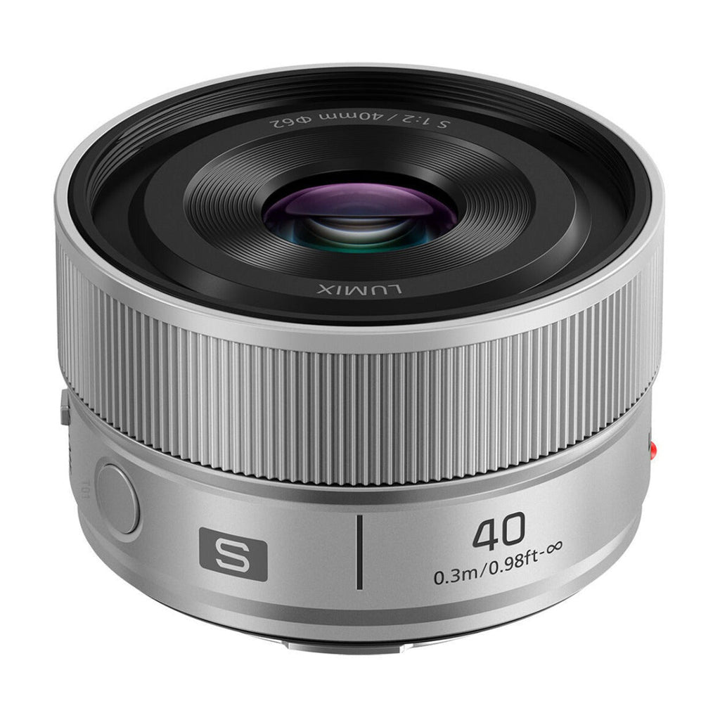 Panasonic LUMIX S 40mm f/2 Compact Prime L-Mount Lens (Silver)