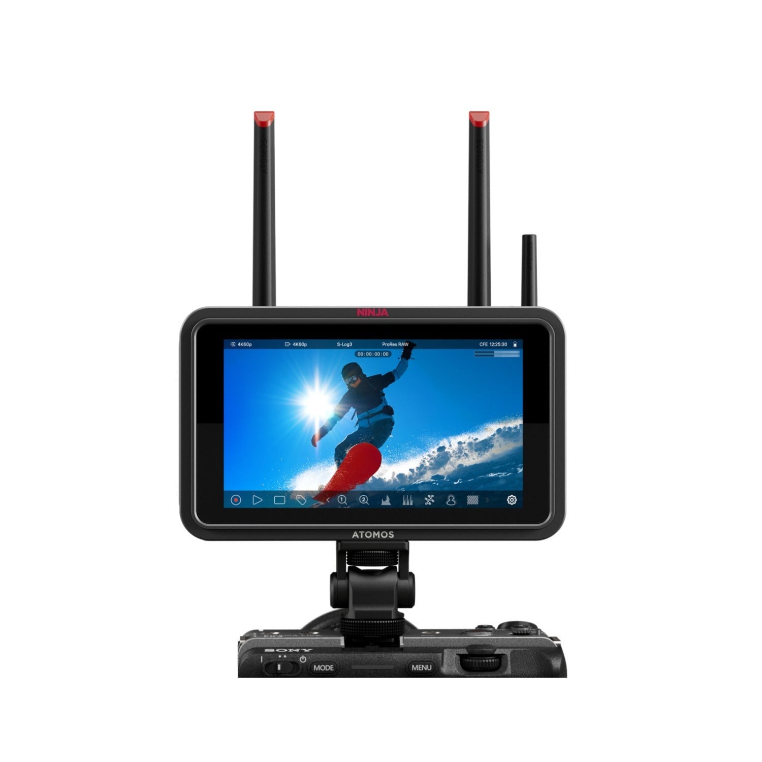 Atomos Ninja TX 5-inch Monitor Recorder Bundle with Headphones and Power Kit