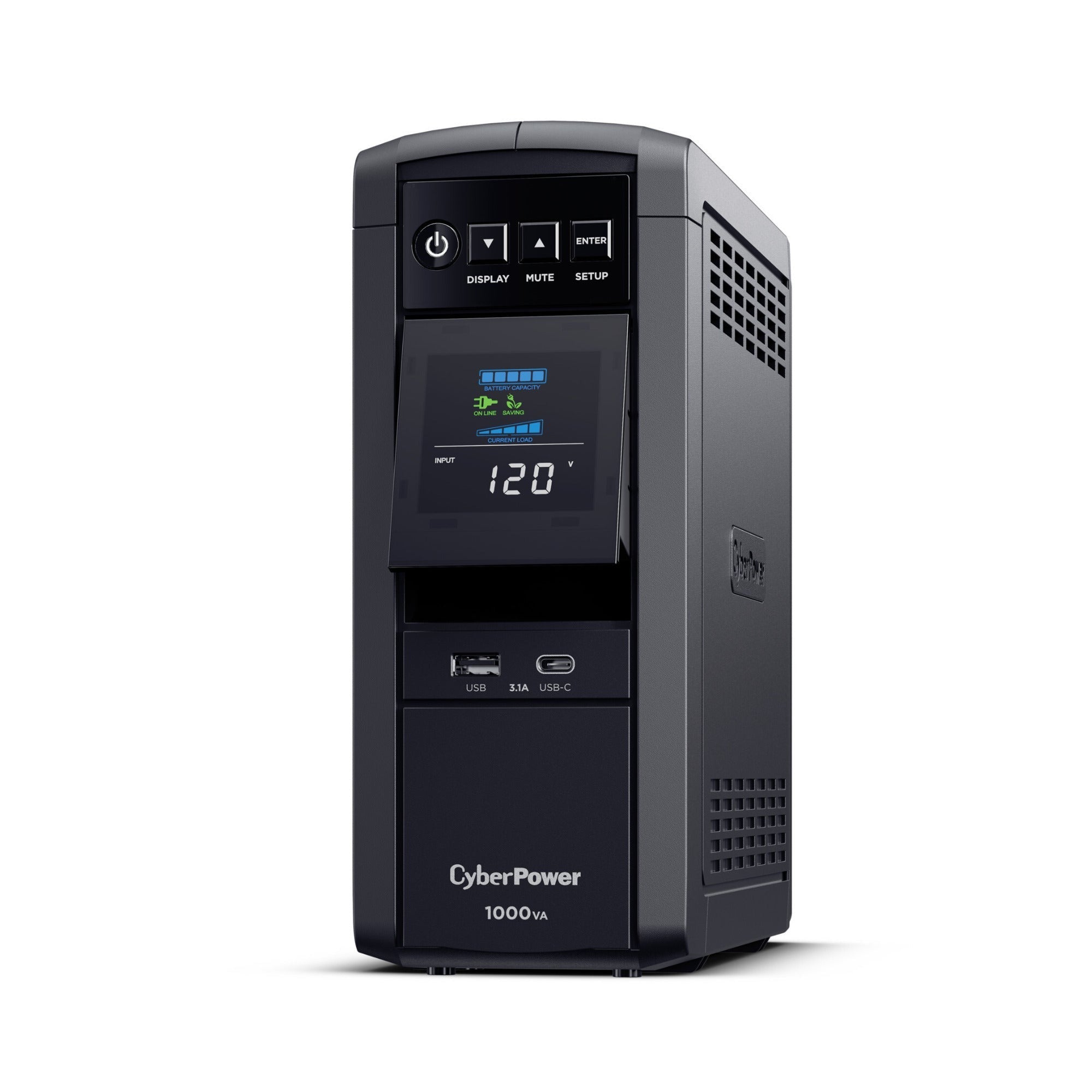 CyberPower CP1000PFCLCD PFC Sinewave UPS System Battery Backup (UL Certified)