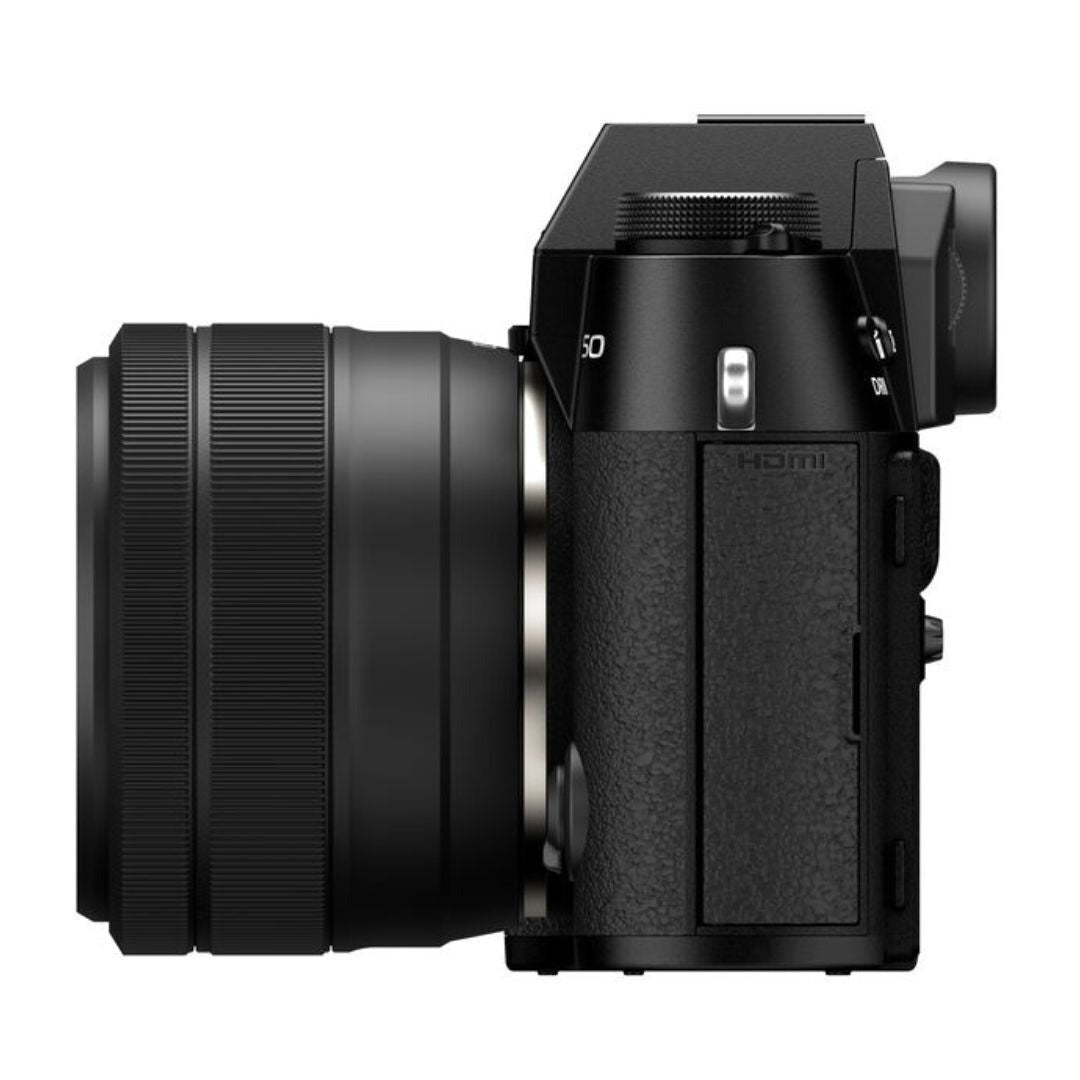 Fujifilm X-T50 Digital Camera with FUJINON XC15-45mm F3.5-5.6 OIS PZ Compact Lens Kit (Black)