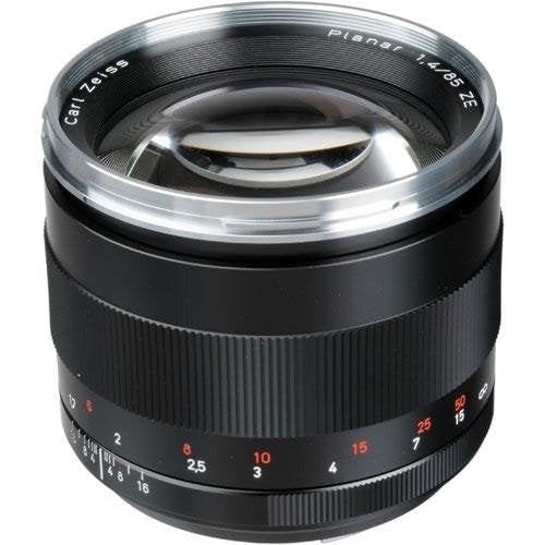 Zeiss Planar T* Manual Focus 85mm f/1.4 ZE Telephoto Lens for Canon EOS