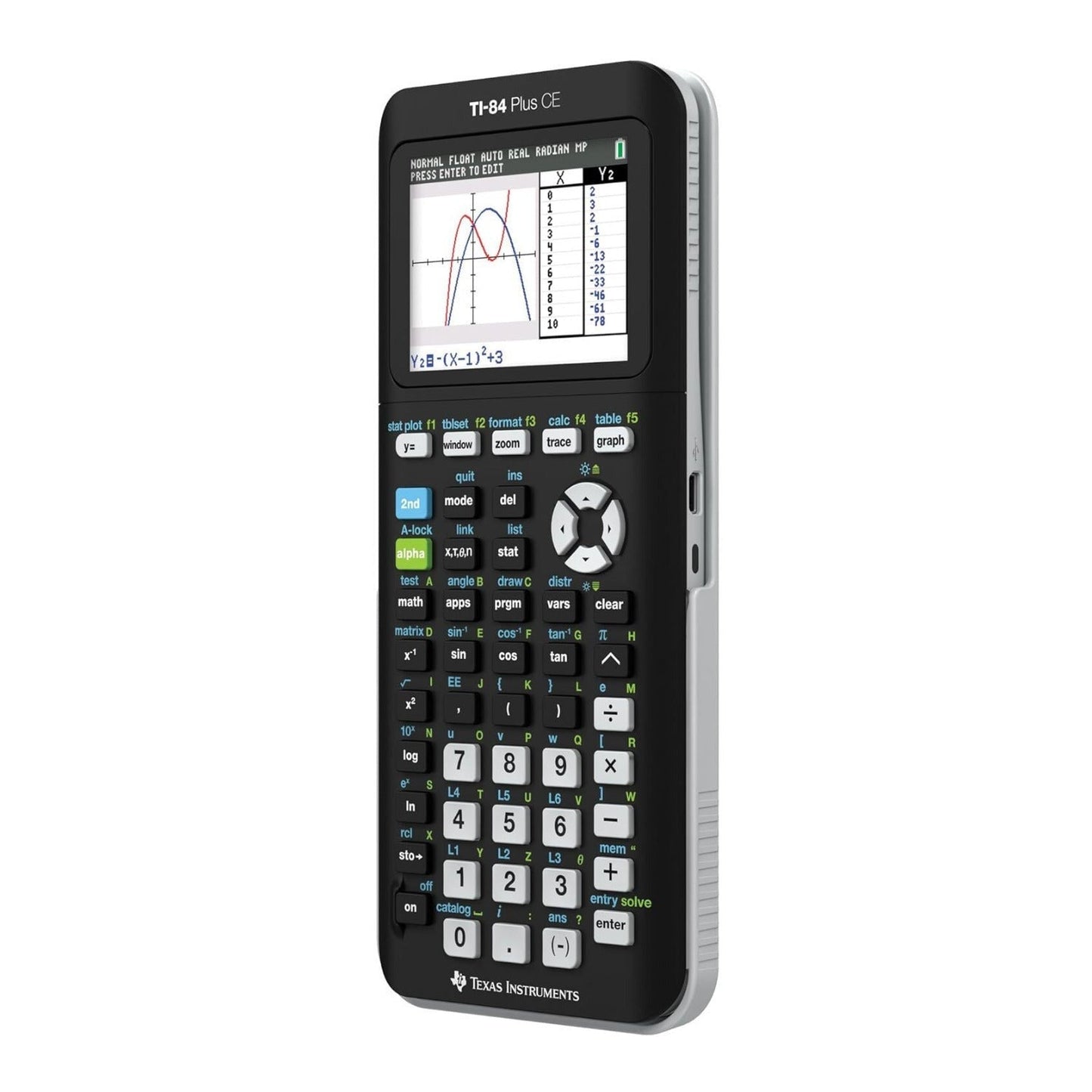 Texas Instruments TI-84 Plus CE Graphing Calculator (Black)