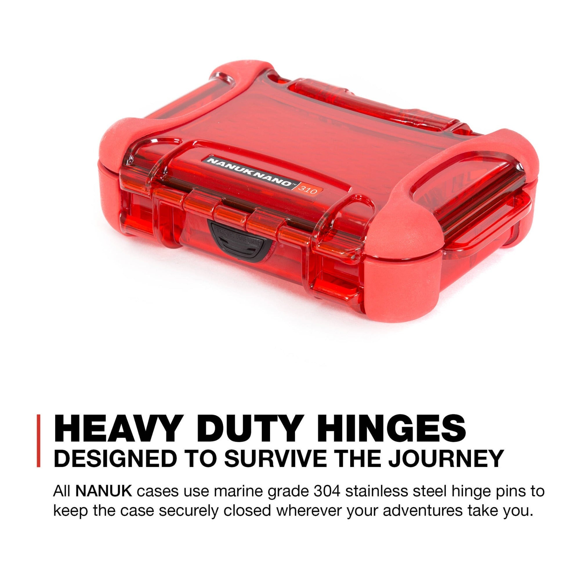 Nanuk Nano 310 Hard Case (Red, 0.3L)