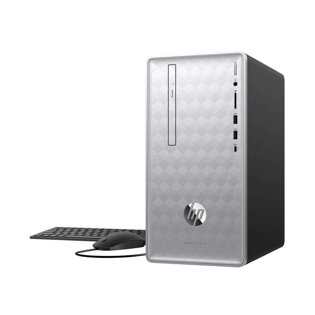 HP Pavilion 590 Desktop PC, 9th Gen Intel Core i5-9400, 16GB RAM, 1TB HDD, AMD Radeon 2GB, Windows 10 (Certified Refurbished)