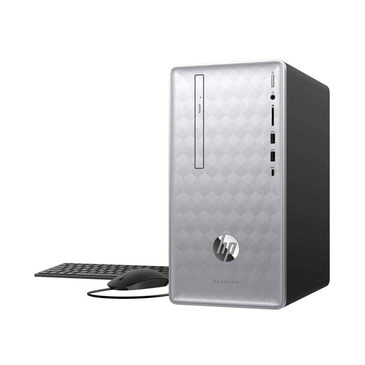 HP Pavilion 590 Desktop PC, 9th Gen Intel Core i5-9400, 16GB RAM, 1TB HDD, AMD Radeon 2GB, Windows 10 (Certified Refurbished)