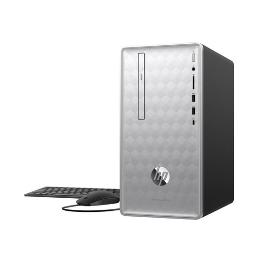 HP Pavilion 590 Desktop PC, 9th Gen Intel Core i5-9400, 16GB RAM, 1TB HDD, AMD Radeon 2GB, Windows 10 (Certified Refurbished)