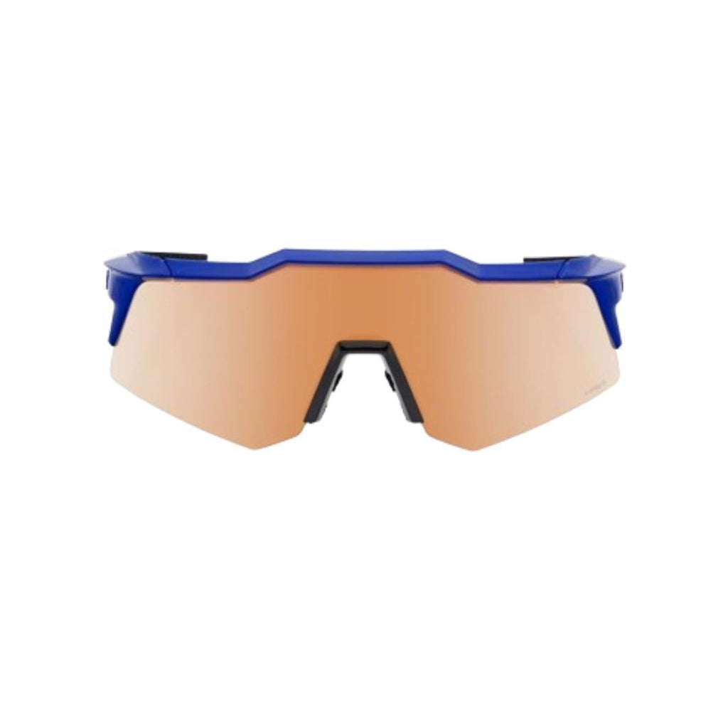 100% Speedcraft XS Sunglasses Cobalt Blue HiPER Copper Lens