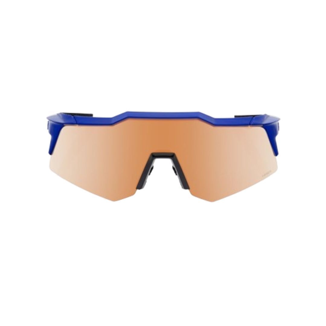100% Speedcraft XS Sunglasses Cobalt Blue HiPER Copper Lens